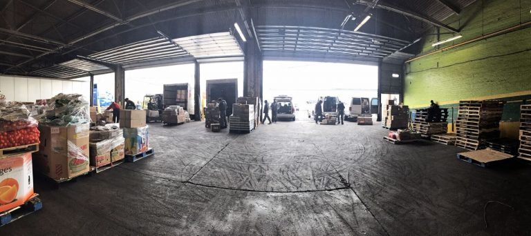 Food supplies at the Community Food Bank warehouse in Hillsdale, New Jersey.  (Community Food Bank of New Jersey)