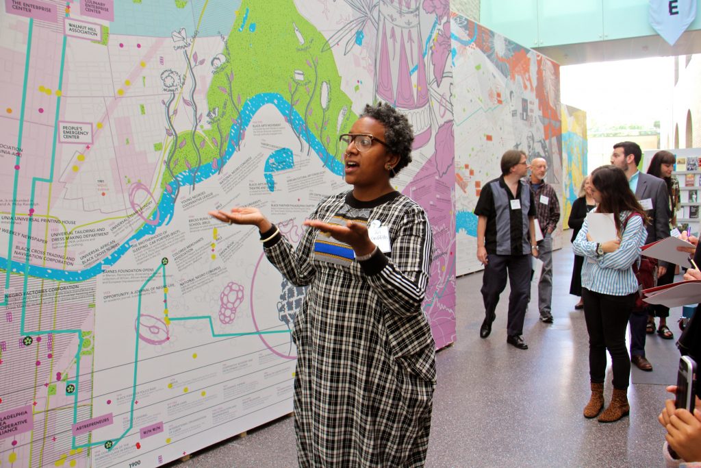 Artist Charlyn Griffith describes the creation of a mural exhibited at the Perelman Building of the Philadelphia Museum of Art as part of the citywide civic engagement project, ''Philadelphia Assembled.''