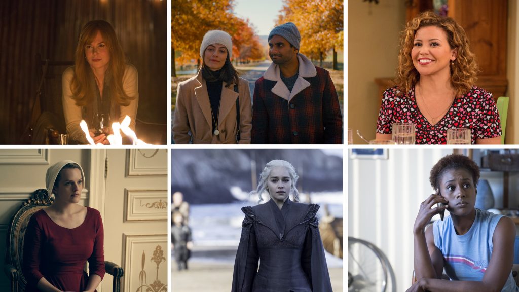 Big Little Lies, Master of None, One Day at a Time, The Handmaid's Tale, Game of Thrones and Insecure all made NPR's top list. (HBO/Hulu/Netflix)