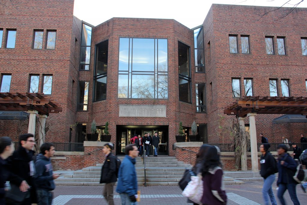 penn The Wharton School of Business on the University of Pennsylvania campus.