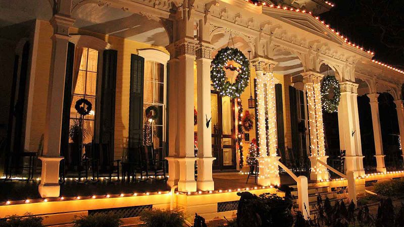 Cape May at night in December can be a stunning sight. (Bill Barlow/for WHYY)
