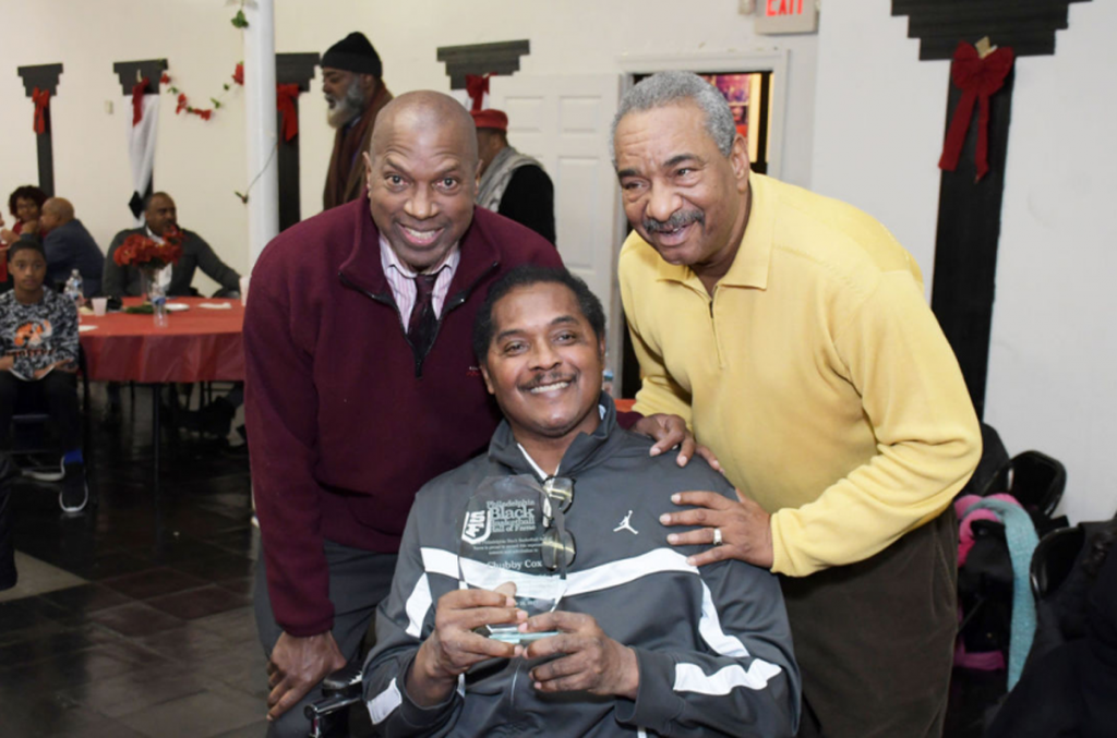 TRIBblackbasketballx1200 Philadelphia Basketball Hall of Fame held an induction for its 2017 class Tuesday Dec. 27 at the HERO Community Center, located at 17th and Tioga streets (Abdul Sulayman/Tribune Chief Photographer)