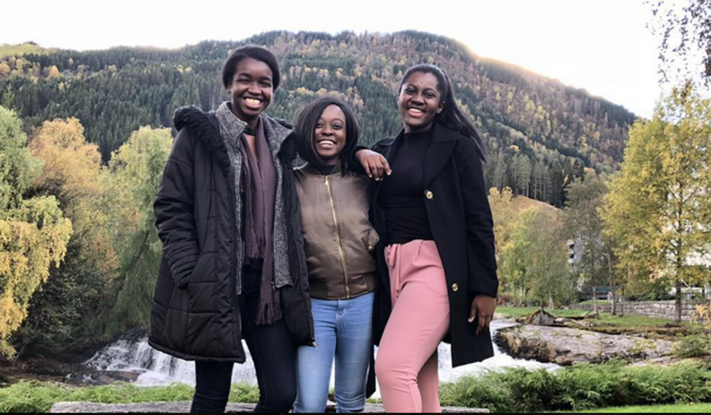 TRIBpeacewaterclimatex1200 Chiemela Ohanele, Adoma Boateng and AnnaClaire Osei Akoto, all juniors at the University of Pennsylvania, are designing a hands-on course on water, sanitation, and hygiene. (UPenn)