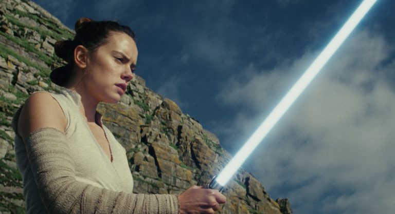 Daisy Ridley as Rey in 