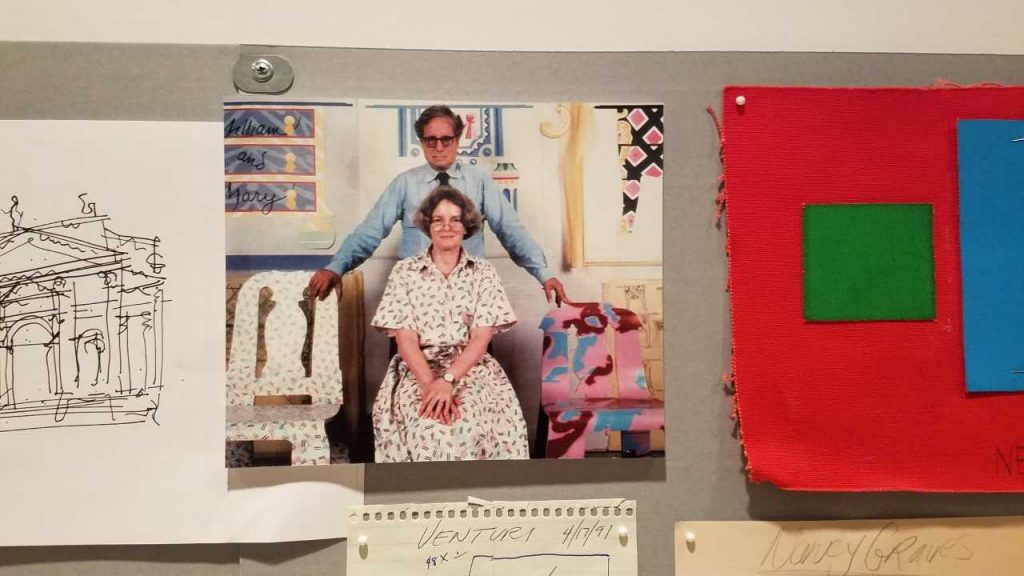 Architects Robert Venturi and Denise Scott Brown had a residency at Fabric Workshop and Museum in Philadelphia in 1984. (Fabric Workshop and Museum)