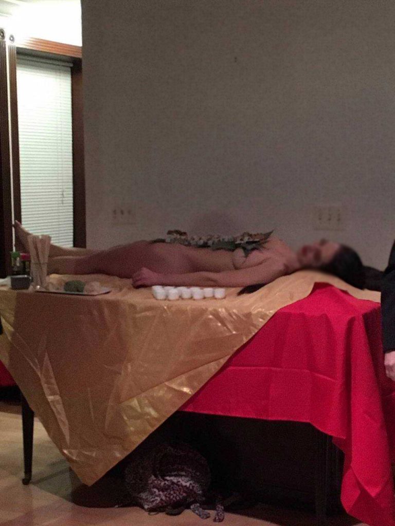 Former state Sen. Vince Fumo's holiday party featured sushi served on the body of a naked woman