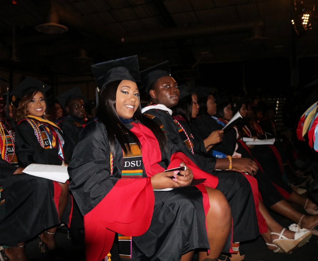 DSU Class of 2017 receive their degrees at December Commencement on Saturday. (Nichelle Polston/WHYY)