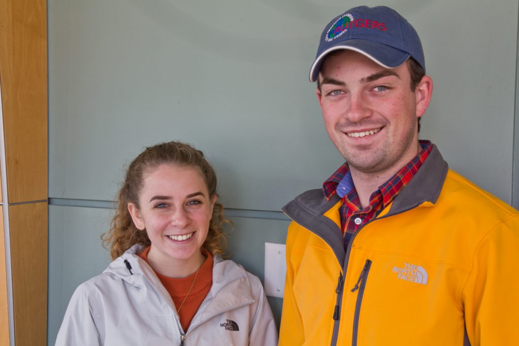 explorers portraitx1200 Rutgers University seniors Taylor Dodge and Steven Weber are headed to Antarctica. (Kimberly Paynter/WHYY)