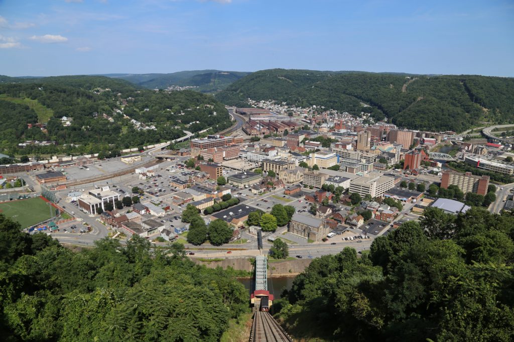 johnstown_01 Johnstown is a city of 19,000 residents situated at the confluence of two rivers and surrounded by hills. (Margaret J. Krauss/WESA)