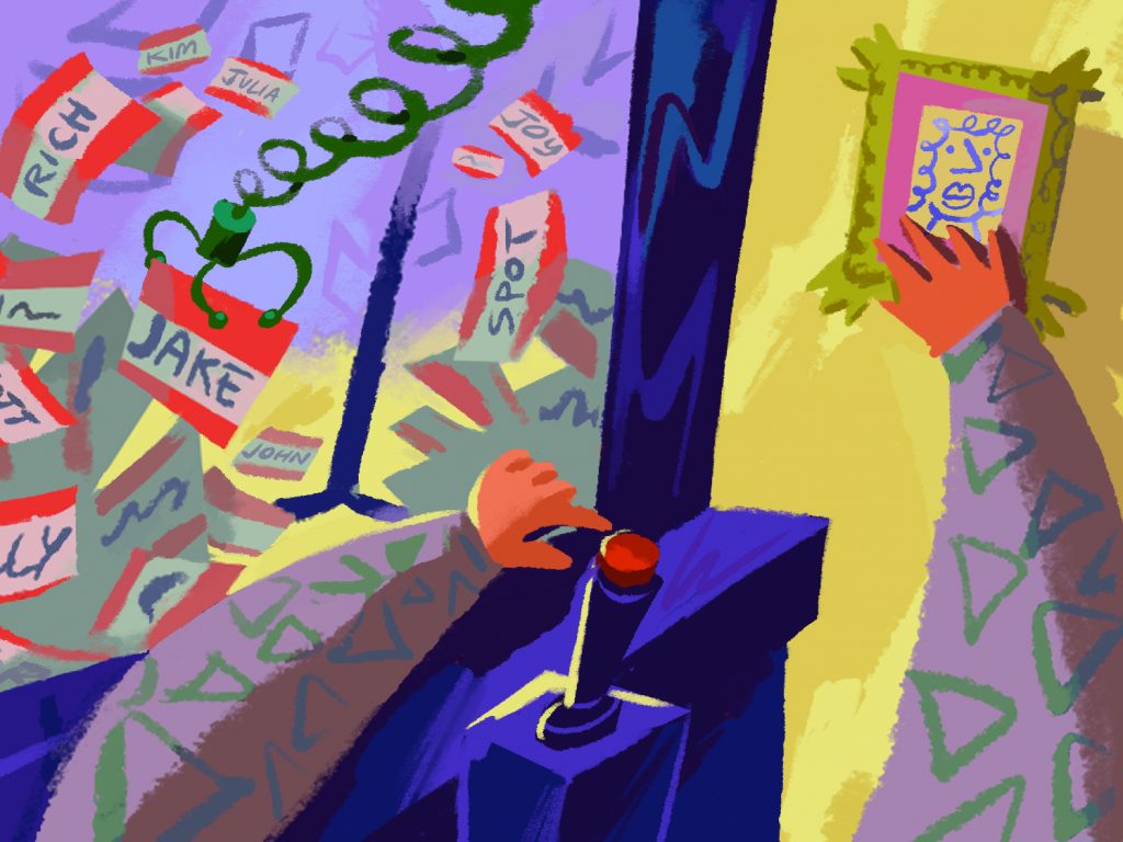 I know that name is here somewhere. (Alex Reynolds/NPR)