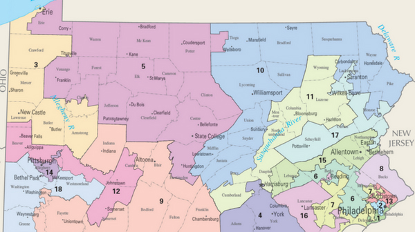 pa districts maps