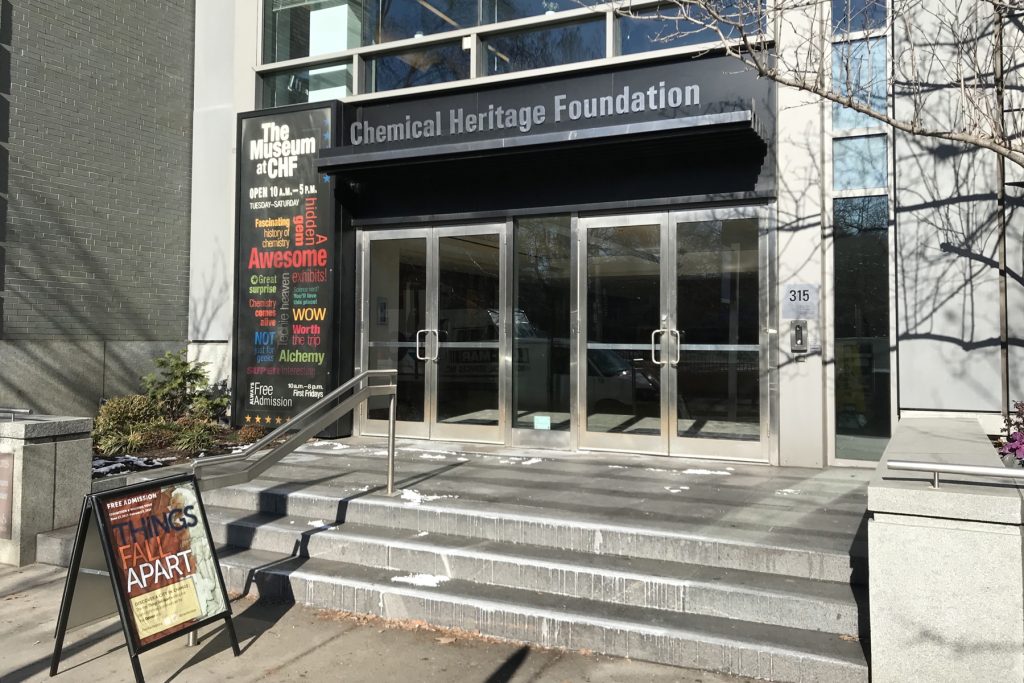 2018 01 02-j wolfram-philadelphia chemical heritage foundation science history institute-rename The Chemical Heritage Foundation will become the Science History Institute on Feb. 1.