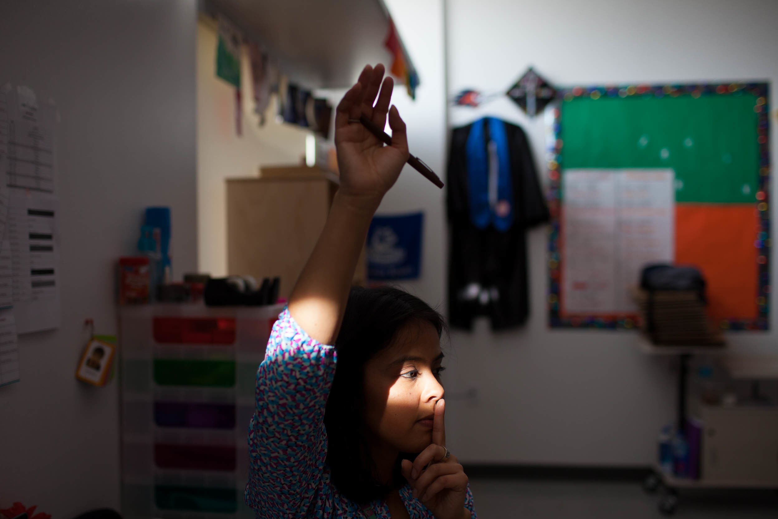 Rocha says she's thought about quitting her graduate studies. "Why continue to work if my work permit is going to expire? But no one is ever going to un-educate me