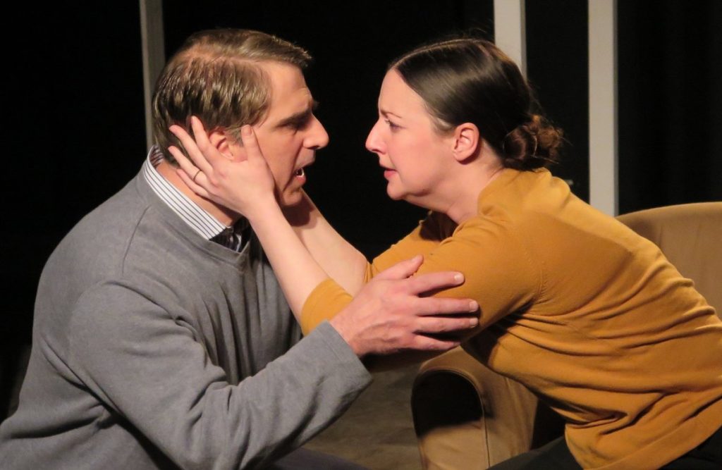 675 Anthony Marsala and Colleen Corcoran as husband and wife in Underbite Theatre Company's