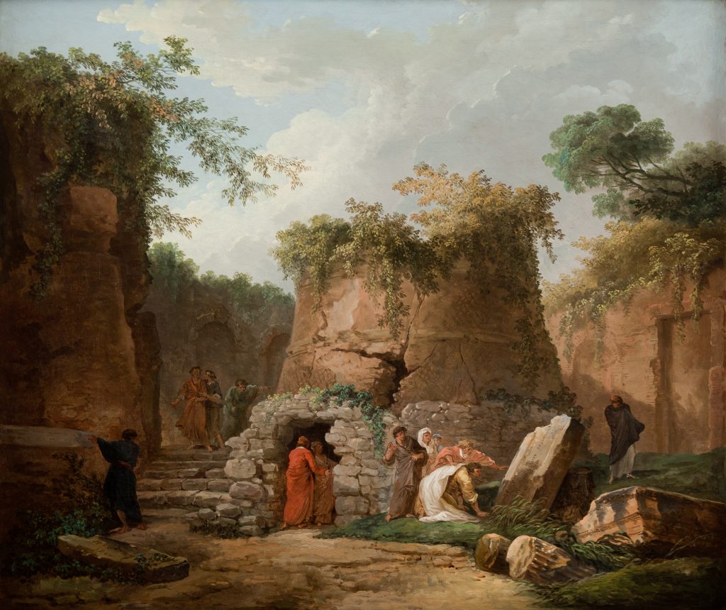 76-P-199 Hubert Robert, French 1733-1808