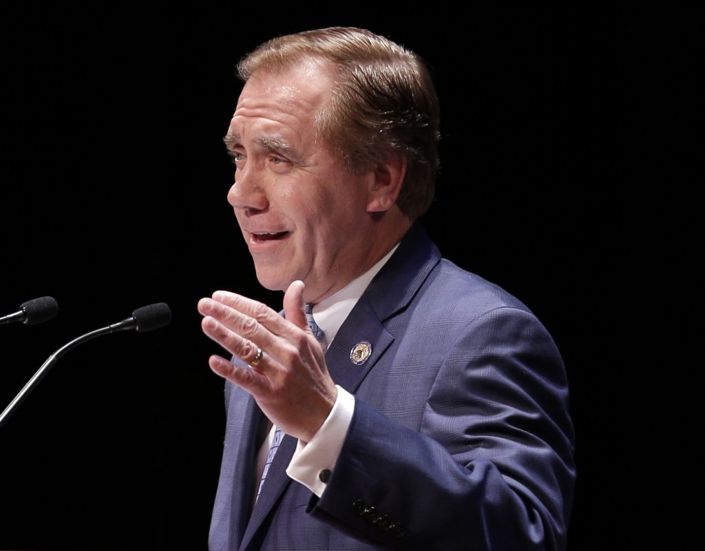 Craig Coughlin File photo: New Jersey Assembly Speaker Craig Coughlin speaks during a ceremony in Trenton, N.J., Tuesday, Jan. 9, 2018. He is among the supporters of a recent bill which seeks to allow state elected officials to shield their addresses from the public. (AP Photo/Seth Wenig)
