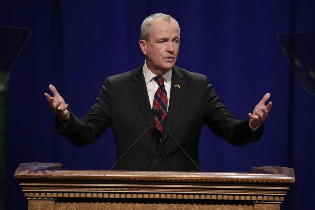 NJ Governor Inauguration New Jersey Gov. Phil Murphy wants towns to be able to establish charitable funds that pay for local services. Homeowners would get credits on their property tax bills for any amount they donate. (AP Photo/Julio Cortez)