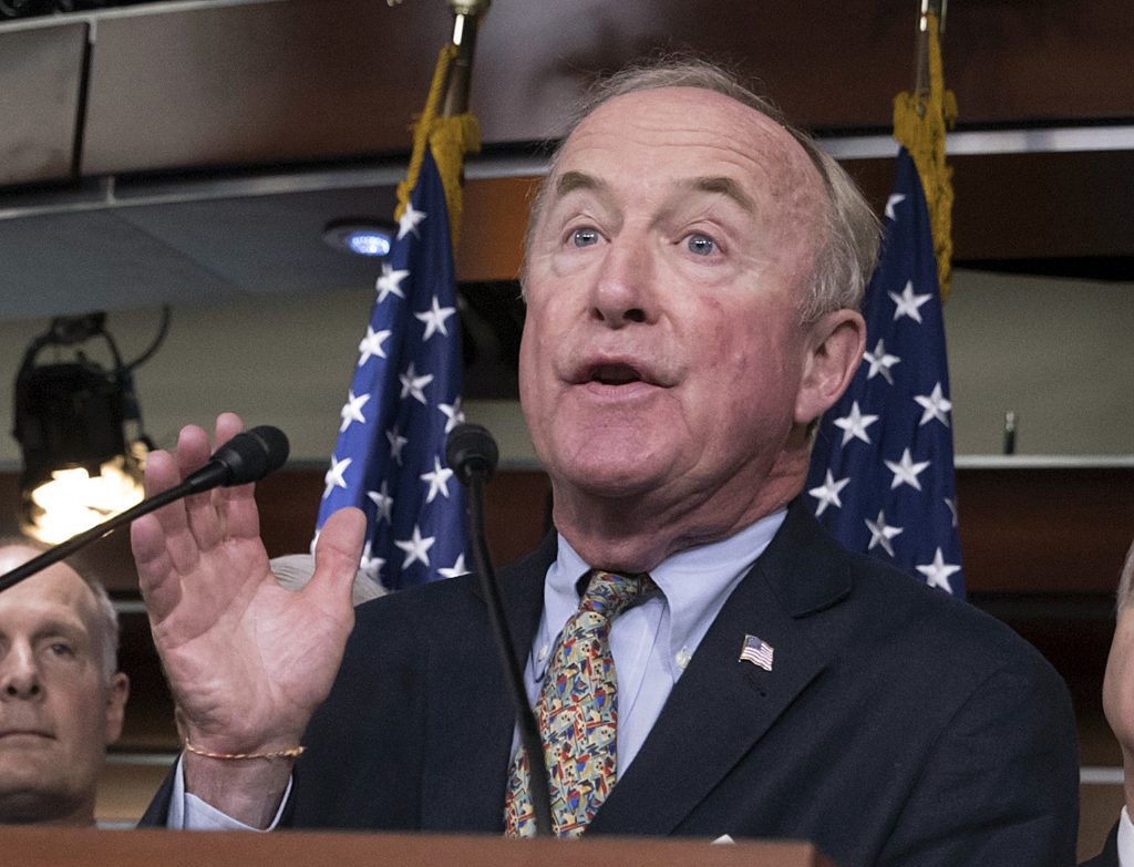 Rodney Frelinghuysen U.S. Rep. Rodney Frelinghuysen, chairman of the House Appropriations Committee, announced Monday that he will not seek re-election. The New Jersey Republican was facing his first competitive re-election race in decades and joins a growing roster of GOP veterans who are heading for the exits. (AP Photo/J. Scott Applewhite)