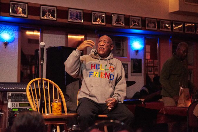 Bill Cosby performing at the LaRosa Jazz Club Monday night in Germantown