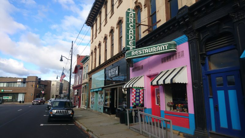 A Coca-Cola-themed diner in downtown Titusville (Kevin McCorry/Keystone Crossroads)