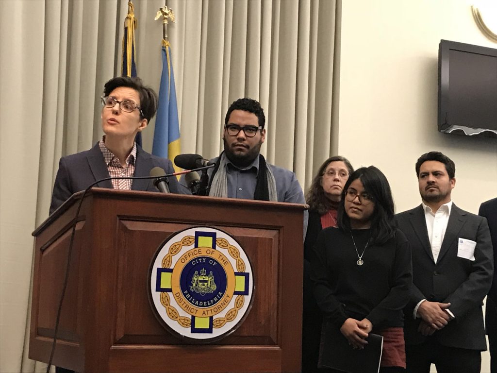 HYYLBDAimmigrantsrightsx1200 Caleb Arnold (left) is Philadelphia District Attorney Larry Krasner's pick to fill the newly created position of immigrant rights coordinator.