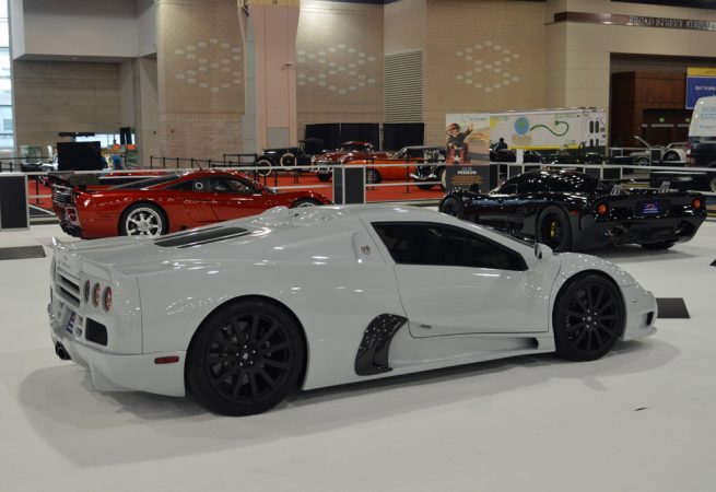 Cars on display at the 2018 Philadelphia International Auto Show (Tom MacDonald/WHYY)