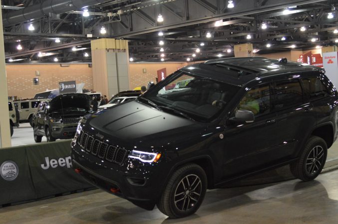 A new Jeep at the 2018 Philadelphia International Auto Show (Tom MacDonald/WHYY)