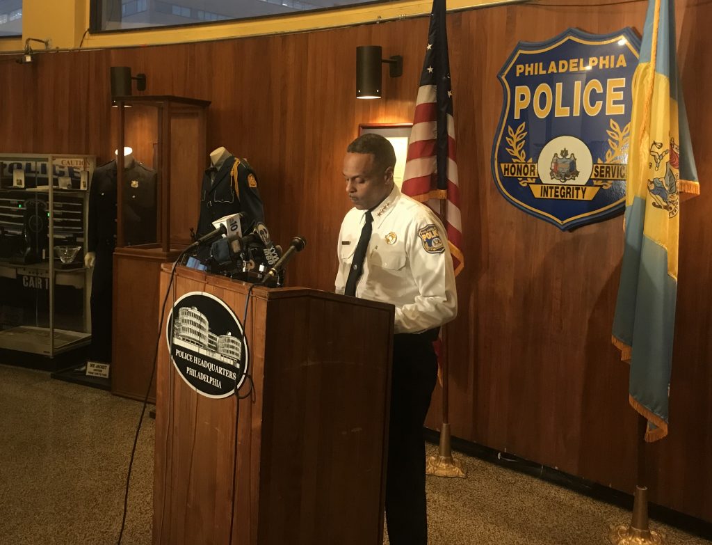 IMG_0170 Philadelphia Police Commissioner Richard Ross speaks at a press conference on January 29, 2018.
