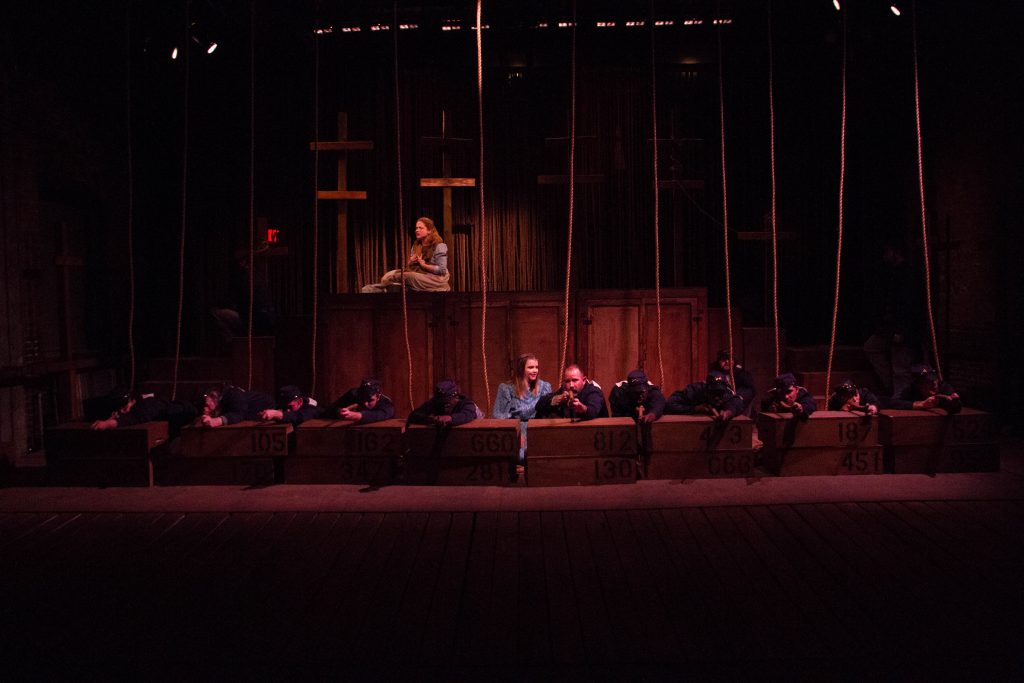 The cast of EgoPo Classic Theater's Lydie Breeze Trilogy. Part One: Cold Harbor.