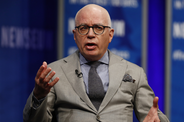 Michael Wolff Michael Wolff of The Hollywood Reporter speaks at the Newseum in Washington, Wednesday, April 12, 2017, as he moderates a conversation with Counselor to President Donald Trump Kellyanne Conway during