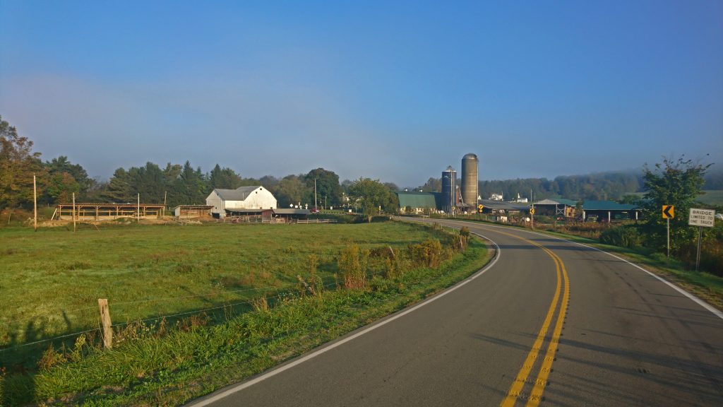 rural_pa_school_lede_01 Farmland on the road the runs between the Titusville and Corry School Districts (Kevin McCorry/Keystone Crossroads)