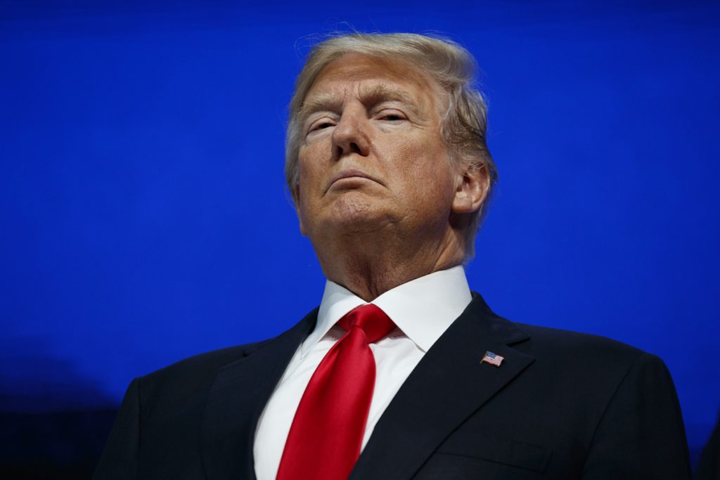 Donald Trump President Donald Trump at the World Economic Forum in Davos, Switzerland