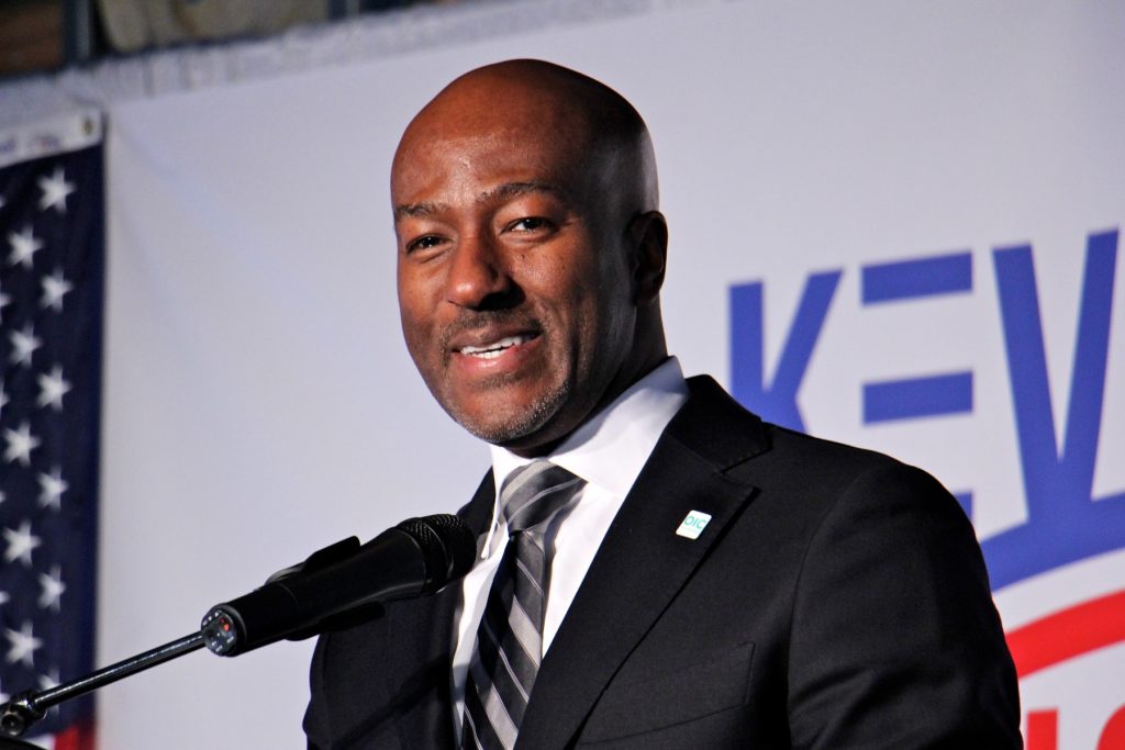 2018 02 02-e lee-kevin johnson-philadelphia-candidate congress 1st district Kevin Johnson announces his candidacy for the 1st Congressional District seat to be vacated by Bob Brady.