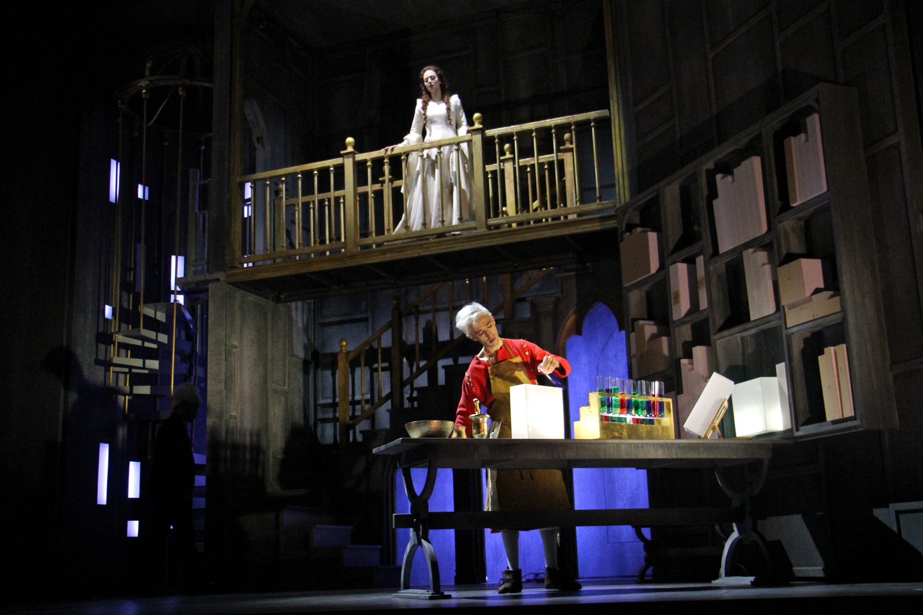 “Written On Skin” is a modern telling of a medieval tale about a rich baron whose wife falls in love with a younger man.