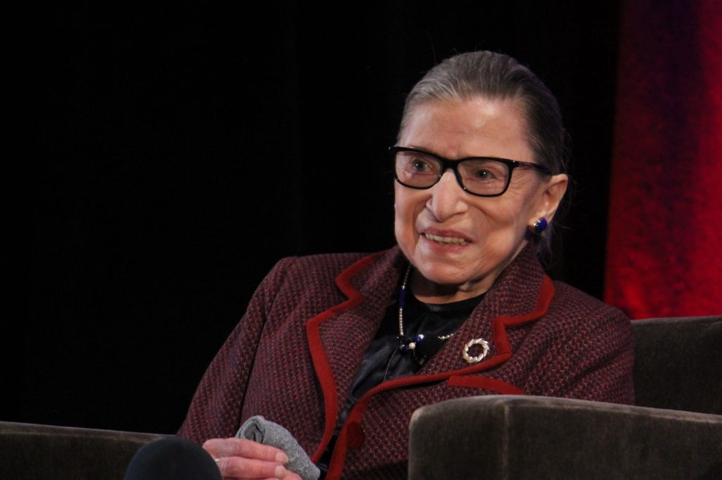 2018 02 12-e lee-ruth bader ginsberg-philadelphia national constitution center Supreme Court Justice Ruth Bader Ginsberg talks women’s rights with National Constitution Center President Jeffrey Rosen.