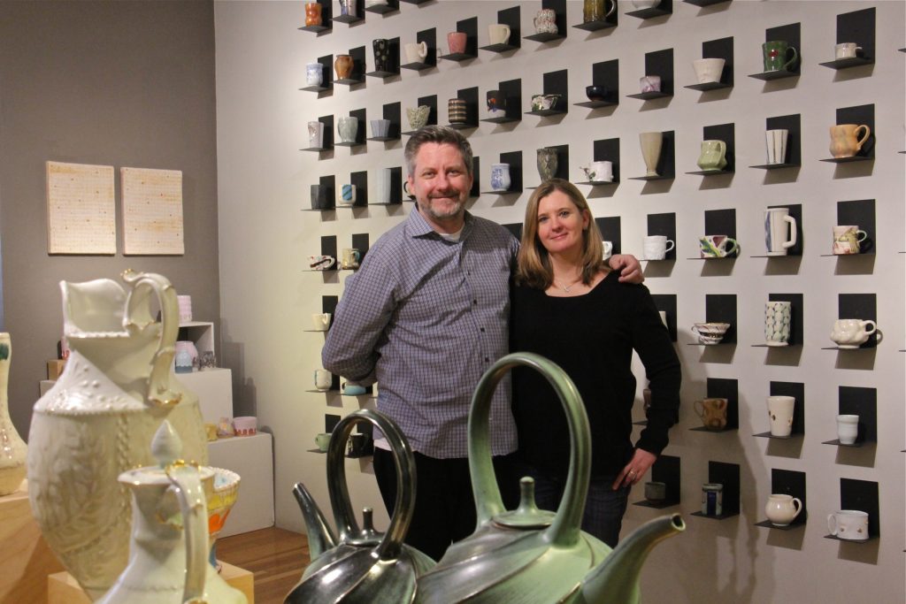 2018 02 20-e lee-chris taylor jennifer martin-philadelphia old city clay studio-moving to south kensington Chris Taylor, president of the Clay Studio, and Vice President Jennifer Martin, are moving their studio out of Old City to a larger site on North American Street.