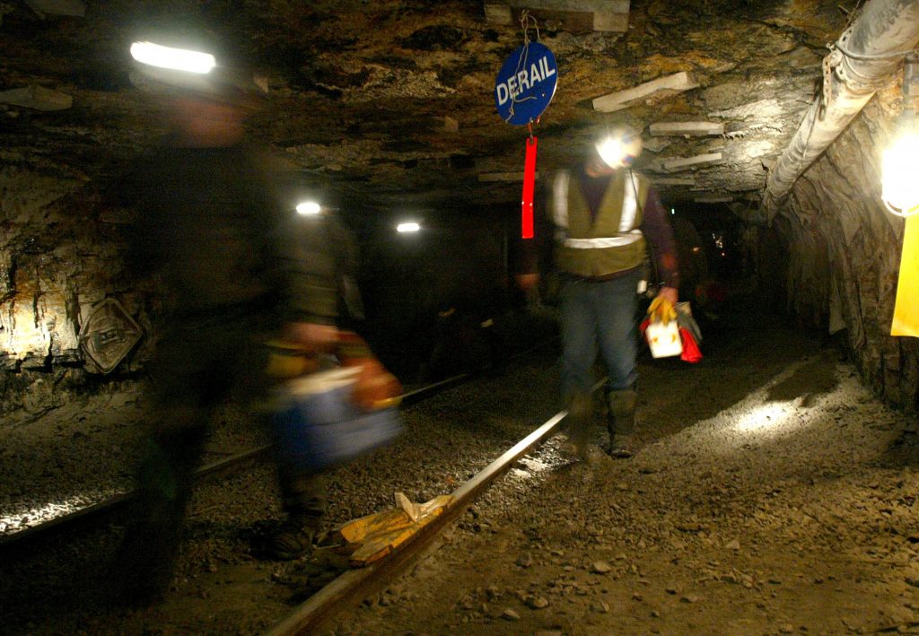 Congress Coal Miners FILE - In this March 10, 2006 file photo, Ohio coal miners head into the mine for a shift inside the Hopedale Mine near Cadiz, Ohio.