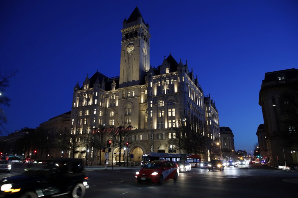 Trump The Trump International Hotel is seen, Tuesday, Jan. 30, 2018, in Washington.