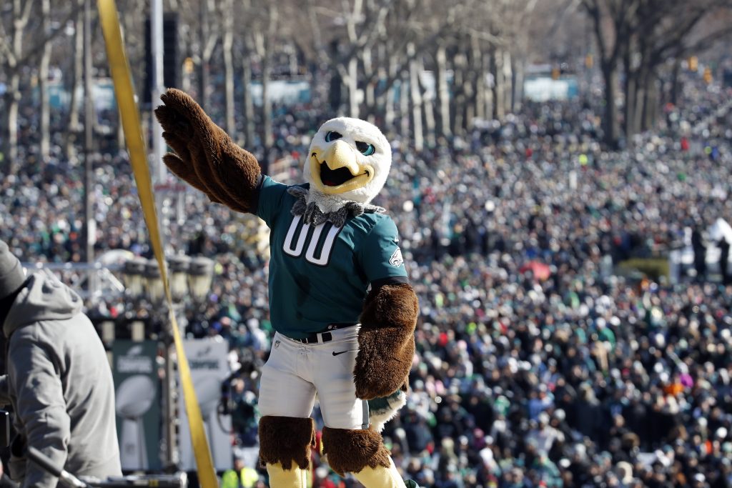 Super Bowl Parade Eagles Football Philadelphia Eagles mascot