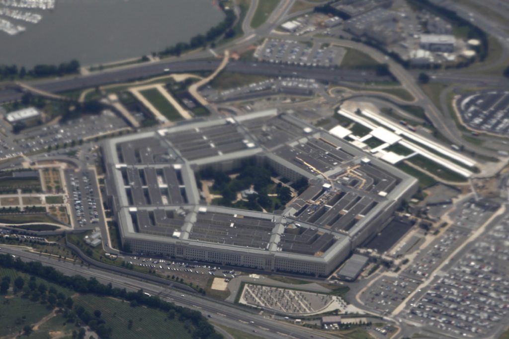 Pentagon Windfall In this June 3, 2011, file photo, the Pentagon is seen from air from Air Force One. It’s the biggest budget the Pentagon has ever seen: $700 billion. That’s far more in defense spending than America’s two nearest competitors, China and Russia, and will mean the military can for the bill for thousands more troops, more training, more ships and a lot else. (Charles Dharapak/AP Photo, file)