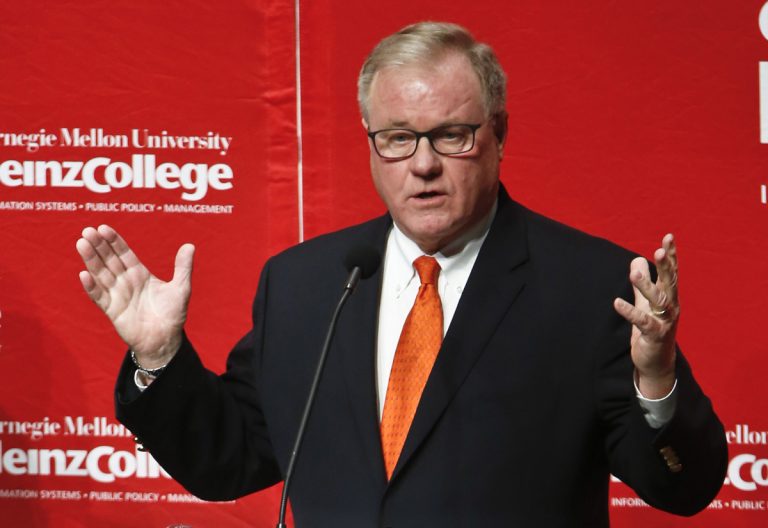 The state GOP has endorsed Pennsylvania Sen. Scott Wagner, R-York County to challenge Democratic Gov. Tom Wolf's re-election bid (Keith Srakocic/AP Photo)