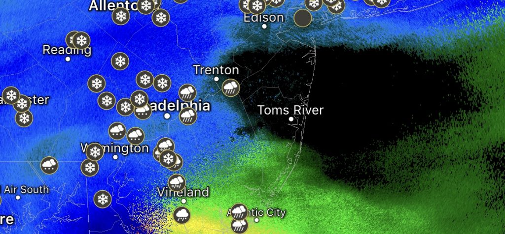 IMG_6209 5:25 p.m. Saturday radar image.