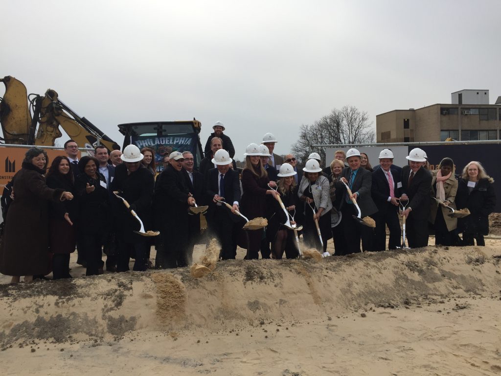 IMG_6635 Belmont Behavioral Health Hospital breaks ground on its new, $110 million dollar facility. (Dana Bate/for WHYY)