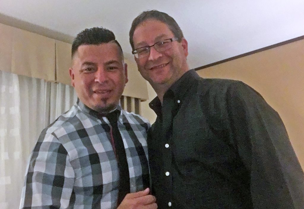 Paul and Ivanx1200 On Jan. 31, when Jose “Ivan” Nuñez Martinez and Paul Frame showed up in Philadelphia for a mandatory interview to adjust Martinez's immigration status, U.S. Immigration and Customs Enforcement officers arrested him. (Provided)