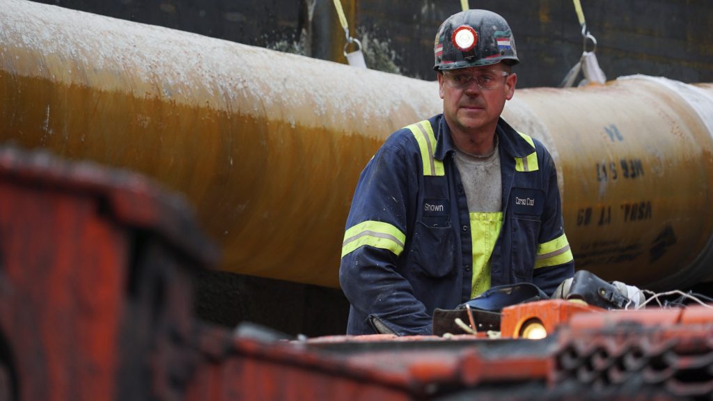 President Trump praised the 2017 opening of this mine in Friedens, Pa., which created around 100 jobs. President Trump praised the 2017 opening of this mine in Friedens, Pa., which created around 100 jobs. (Dake Kang/AP)