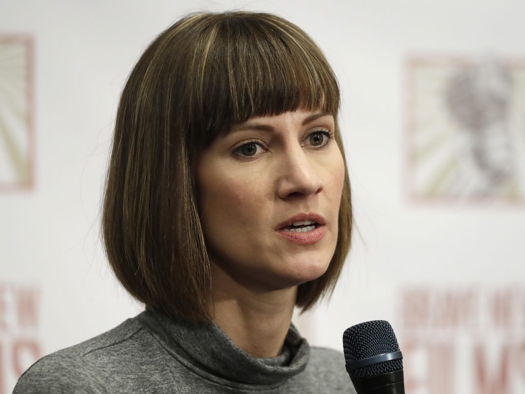 Rachel Crooks speaks at a news conference in December to discuss her accusations of unwanted kissing by Donald Trump. The president denied the allegations on Twitter after her story resurfaced on the front page of the Washington Post. Rachel Crooks speaks at a news conference in December to discuss her accusations of unwanted kissing by Donald Trump. The president denied the allegations on Twitter after her story resurfaced on the front page of the Washington Post.
