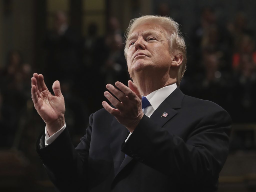 President Trump is renewing his feud with the intelligence community as part of a campaign by his allies to make the case that the FBI and Justice Department are “biased.” President Trump
(Win McNamee/AP)