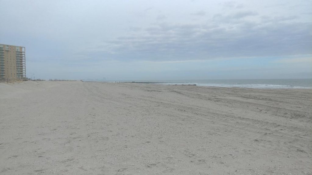 beach New Jersey officials worry that beaches like this one in Ocean City would be at risk from an accidental spill if offshore drilling were allowed along the Shore. (Tom MacDonald/ WHYY)