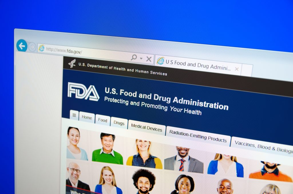 Food and Drug Administration main page The FDA is expected to issue new guidelines next month to encourage drugmakers to develop new medications for treating opioid addiction.(Bigstock)