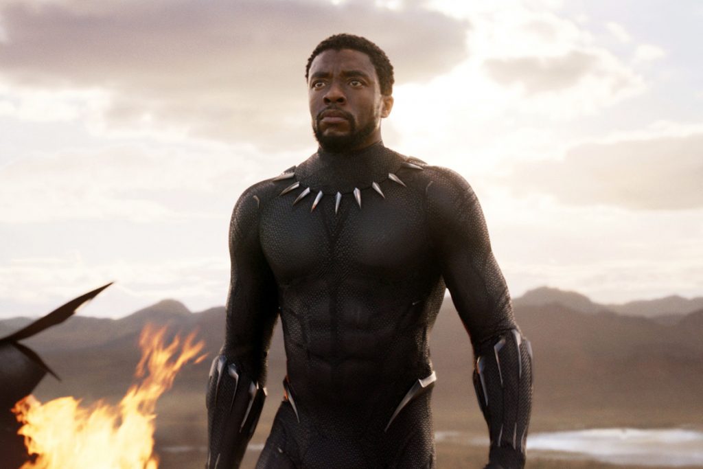 Black Panther Coates Chadwick Boseman is shown in a scene from